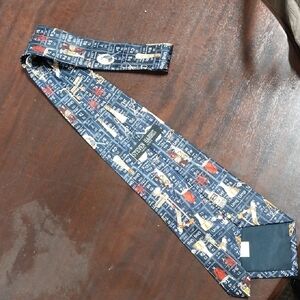 Steven Harris Blue Periodic Table Chemistry Tie